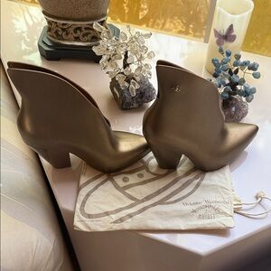 Vivienne Westwood Metallic Heeled Boots